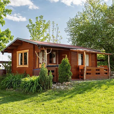 Villa Cozy Wood Hut On The Farm Trebivlice Exterior foto